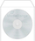 Zarfa mbrojtës MediaRange për CD/DVD, 50 copë, 124x124mm, të bardhë