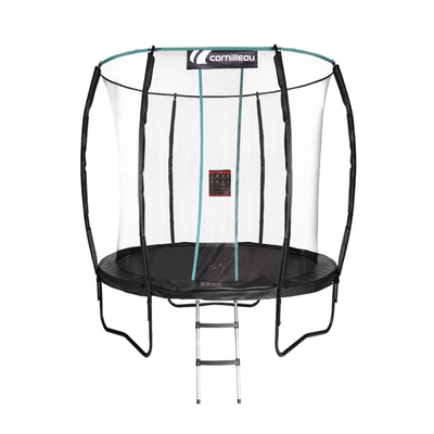 Trampolinë Cornilleau Spring 312081, diametër 244 cm, me rrjetë mbrojtëse, jeshile