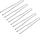 Kllipa flokësh Activeshop Hairdressing E-65, 7 cm, 300 copë, të zeza