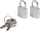 Сет катанци Master Lock, 20mm, алуминиумско тело, сребрена боја