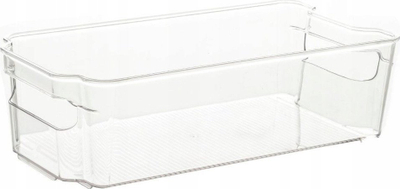 Enë plastike organizuese për frigorifer, 6L, 31x21 cm, transparente