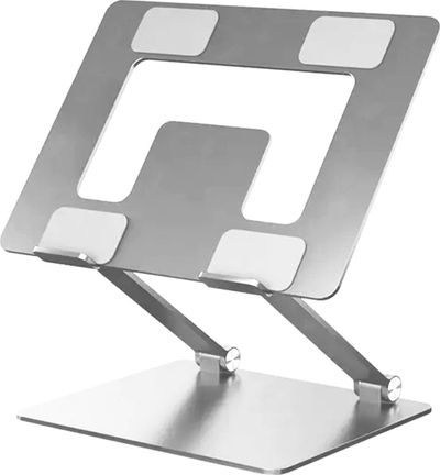 Mbajtëse laptopi DA117, alumini, e rregullueshme, ngjyrë argjendi