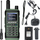 Radiostacion portabël Baofeng UV-17E, 5W, me ekran, jeshile