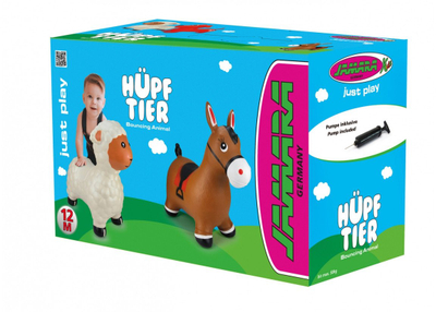 Играчка за јавање Jamara Bouncing Animal овца, со пумпа, бела