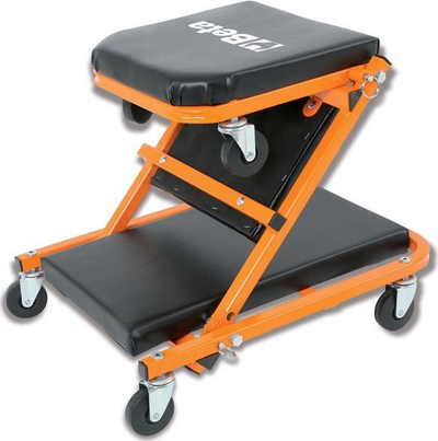 Stol pune Beta Tools BENCH WITH SEAT, skelet çeliku, ulëse PVC, portokalli