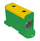 Kapëse e izoluar për përçues Woehner WLZ35P/150/z, 35-150mm², për shinë TH35, verdhë-jeshile