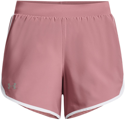 Pantallona të shkurtra vrapimi Under Armour Fly By 2.0 Women, rrip elastik, frymëmarrje e mirë, rozë antike