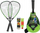 Set badminton shpejtësie Talbot Torro Speed 5500 LED, 2 raketa, toptha LED, jeshil