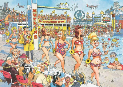 Puzzle Jumbo Wasgij Destiny Super Models 9, 1000 copa, për të rritur, shumëngjyrësh