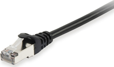 Kabllo rrjeti Equip Cat.6A S/FTP Patch, 25m, e zezë