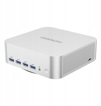 Mini PC GEEKOM A7MAX, Ryzen 9 7940HS, 16GB RAM, 1TB SSD, Windows 11 Pro, i bardhë