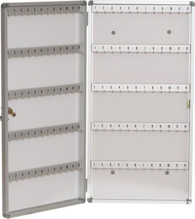 Kabinet çelsash Tarmo, për 120 çelsa, alumini, gri