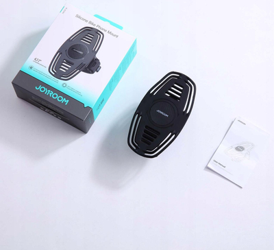 Mbajtëse telefoni për biçikletë Joyroom JR-ZS382, universale 4.0-7.0", rrotullim 360°, e zezë