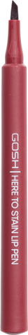 Laps buzësh Gosh Here To Stain 010 Berry Stain, long wear, ngjyrë manaferrë