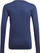 Bluzë kompresuese Adidas AEROREADY për çuna, me mëngë t'gjata, 116 cm, blu navy