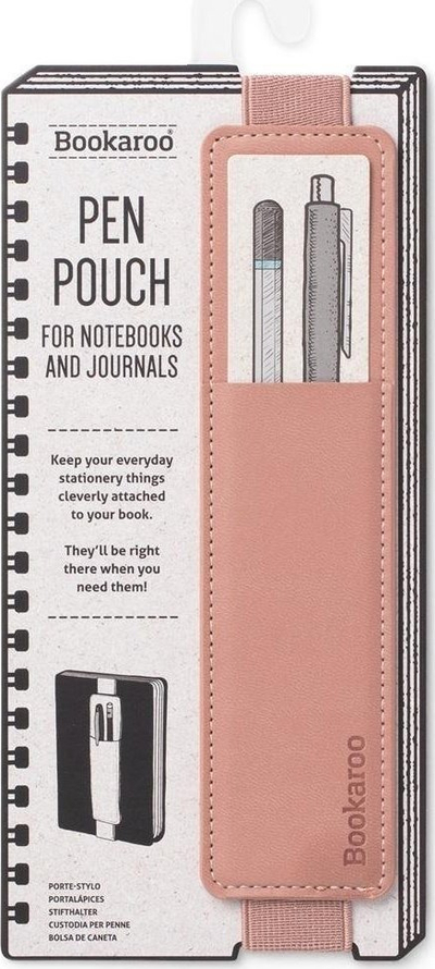 Mbajtëse stilolapsash IF Bookaroo Pen Pouch, për kapak libri, powder