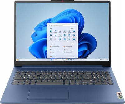 Laptop Lenovo IdeaPad Slim 3 me i5 12450H, ekran 15.6" FHD, 16GB RAM, 512GB SSD, ngjyrë blu