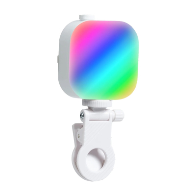 Dritë selfie TELESIN Magnetic, 60 LED, dritë shumëngjyrëshe, e bardhë