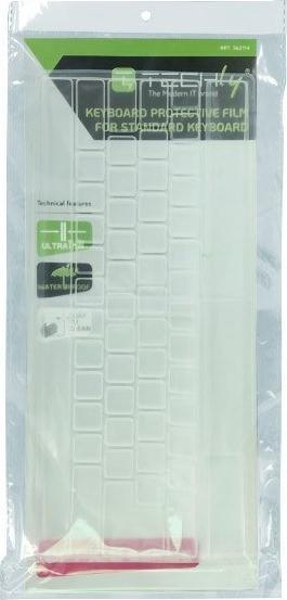Mbrojtës Tastature Silikoni Techly, 15 inç, transparent