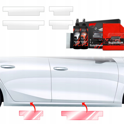 Folie mbrojtëse pragjesh GRIZZ BodyShield, 4in1, për Opel Astra 2021 2024, transparente