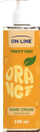 Krem duarsh On Line Fruity Shot Orange, 190 ml, me erë portokalli