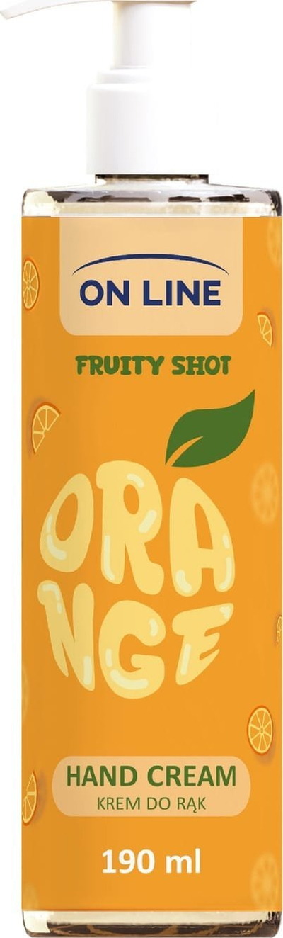 Krem duarsh On Line Fruity Shot Orange, 190 ml, me erë portokalli