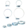 Set kapëse zorrësh Black+Decker Hose Clamps, 20 copë, metalike, ngjyrë argjendtë