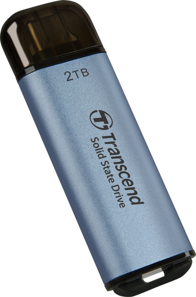 SSD i jashtëm Transcend ESD300C, 2TB, USB Type C, blu