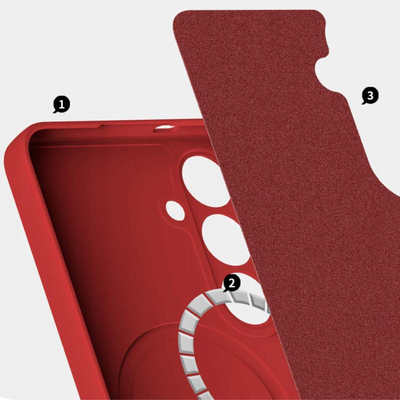 Kapak telefoni Mercury Semi Silicone MagSafe për iPhone 17 Air, rozë Pink Sand
