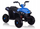 Quadricikel për fëmijë Blue S601, bateri 6V, me drita LED, blu e zezë