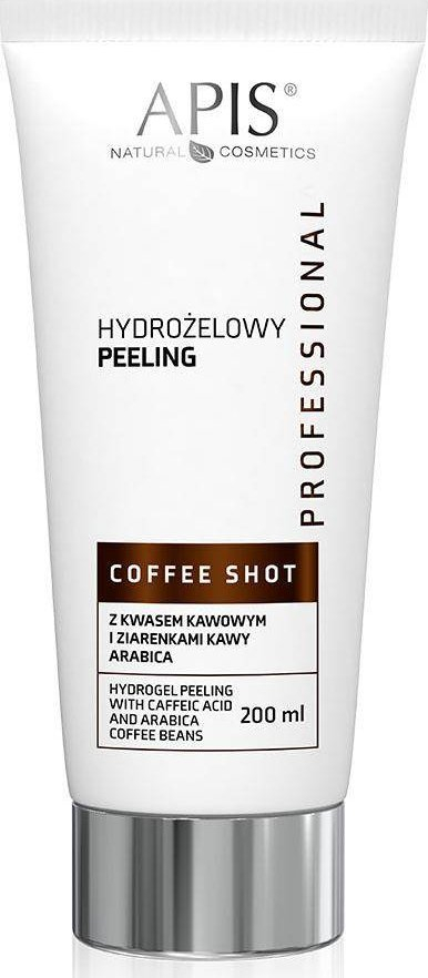 Scrub për fytyrë Apis Natural Cosmetics Coffee Shot, lëmues, me ekstrakt kafeje, 200 ml