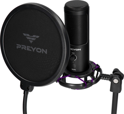 Mikrofon Preyon USB Eagle Scream, i hirtë