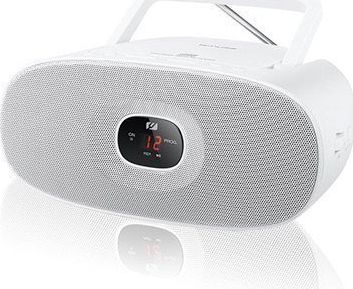 Radio portabel Muse MD-202RDW, me CD player, USB, e bardhë