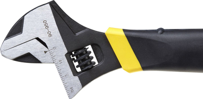 Çelës i rregullueshëm Stanley MaxSteel 0 90 950, 300mm, me dorezë gome, gri