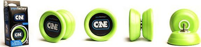 Yo-yo Yoyo Factory One YO-003, për fillestarë, i gjelbër