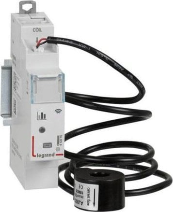 Modul matës i zgjuar Legrand Connected 63A, monitorim energjie, kompatibil me Netatmo, i bardhë
