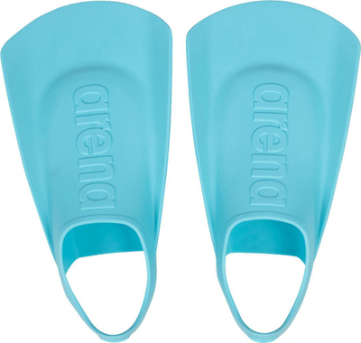 Flippers për fëmijë Arena, dizajn unisex, material termoplastik, blu