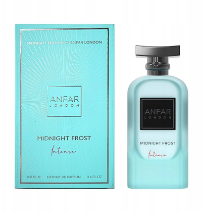 Parfum Anfar Midnight Frost Intense për meshkuj, Extrait de Parfum, 100ml, blu