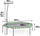 Trampolinë Neo-Sport Fitness 4FT, 127 cm, e zezë/gjelbër