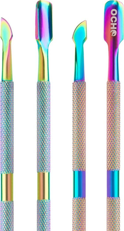 Shtytës kutikulash Ocho Pro PO02A, çelik titaniumi, 13 cm, shumëngjyrësh