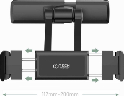 Mbajtëse makine Tech‑Protect V2 për mbështetëse koke, universale, e zezë