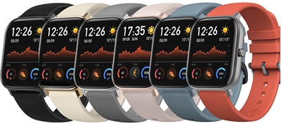 Orë e mençur Xiaomi Amazfit GTS, e portokalltë
