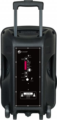 Пренослив звучник N-Gear The Flash 1205, 300W, блутут караоке, црн