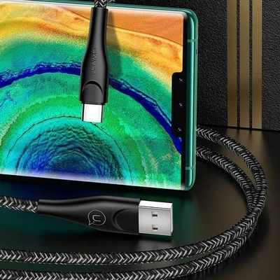 Kabllo USB në USB-C Usams U41, 1m, 2A, e kuqe