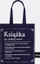 Çantë librash Nadwyraz Small Bag Book, pambuk 100%, e vogël, e bardhë