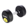 Shtangë dore HMS HG Pro, 9 kg, gome, e zezë