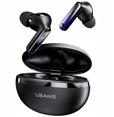 Безжични блутут слушалки Usams Echo E02 TWS, ANC ENC, црни