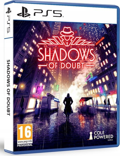 Lojë PS5 Shadows of Doubt, aventurë hetuese, stealth, multigjuhëshe
