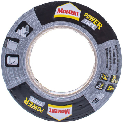 Shirit ngjitës Moment Power Tape, 50 m, 48 mm, gri