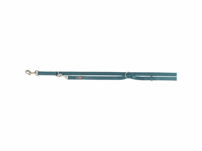 Litar zgjatues për qen Trixie Premium, XS-S, 2m, petrol